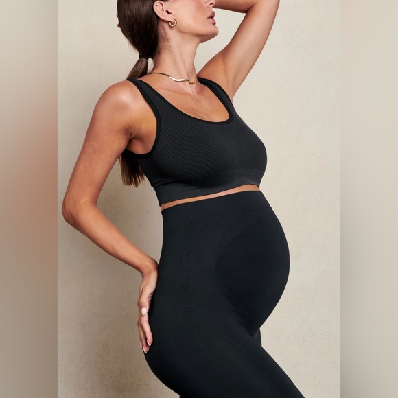 Maternity Belly Support Leggings - Picture 1 of 4